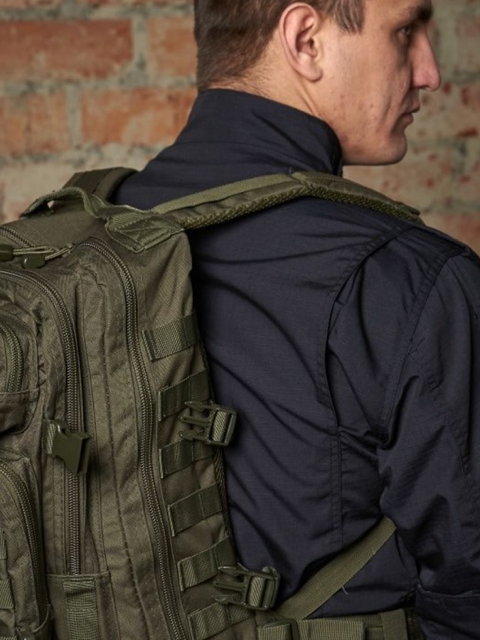 Американский штурмовой рюкзак MIL-TEC US Assault Pack 20 л Olive (14002001) — изображение 4