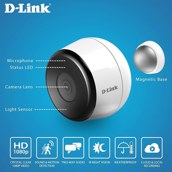 Облачная беспроводная Full HD-камера D-Link DCS-8600LH/E (refurbished) — изображение 2