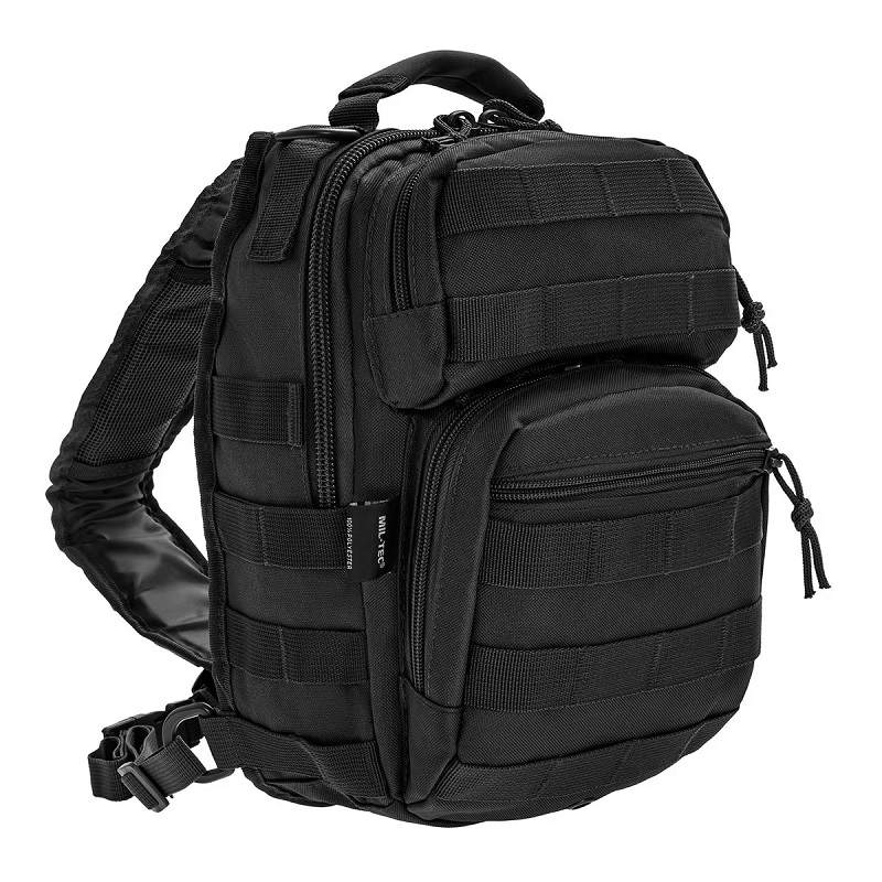 Рюкзак армейский однолямочный MIL-TEC One Strap Assault 10 л Black (14059102)