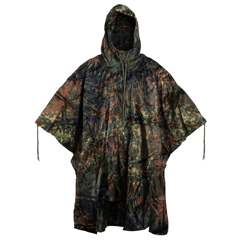 Дождевик пончо MIL-TEC US Rip-Stop Flecktarn (10630021)