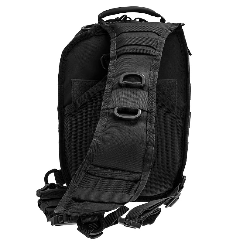 Рюкзак армейский однолямочный MIL-TEC One Strap Assault 10 л Black (14059102) — изображение 2