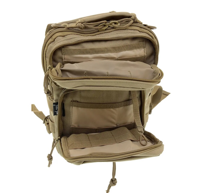 Рюкзак армейский однолямочный MIL-TEC One Strap Assault 10 л Coyote (14059105) — изображение 3