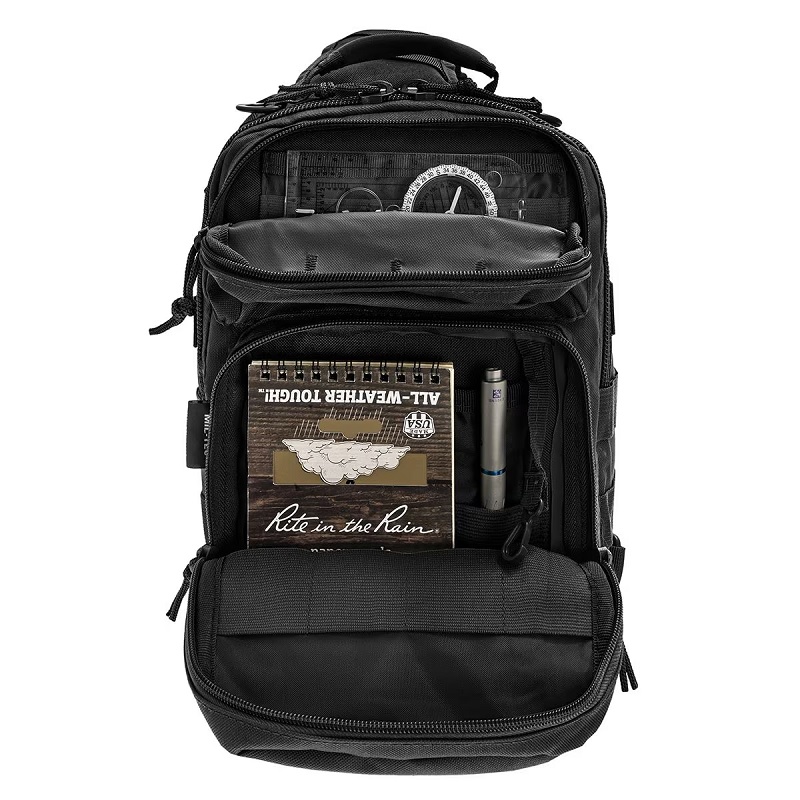 Рюкзак армейский однолямочный MIL-TEC One Strap Assault 10 л Black (14059102) — изображение 4