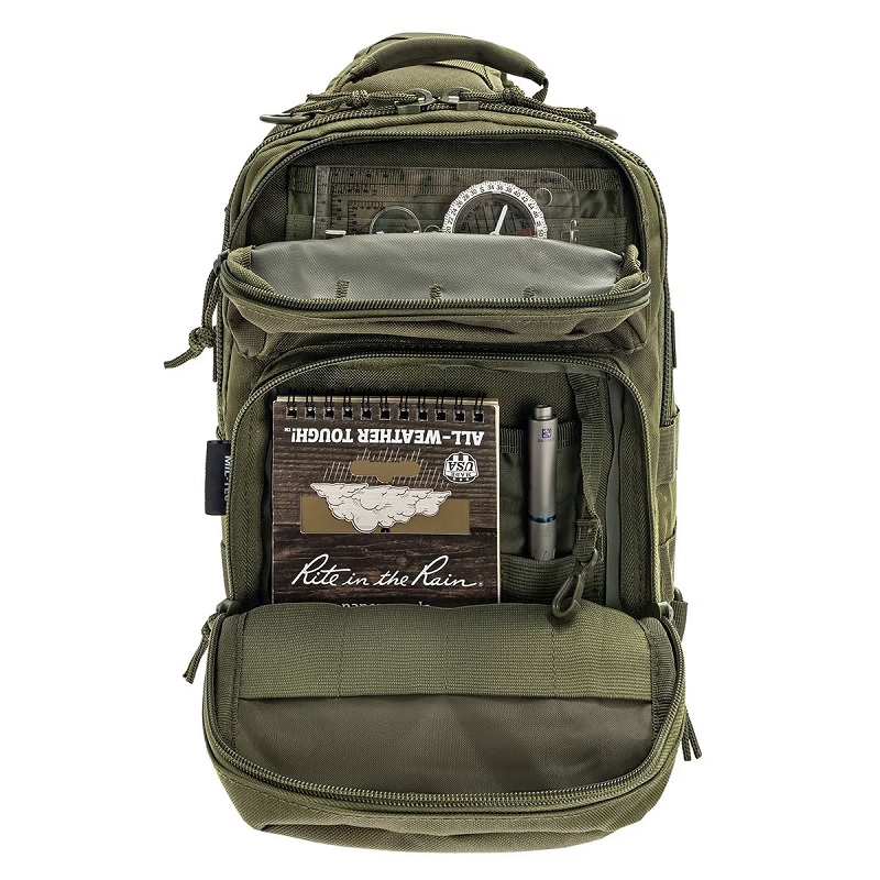 Рюкзак армейский однолямочный MIL-TEC One Strap Assault 10 л Olive (14059101) — изображение 5