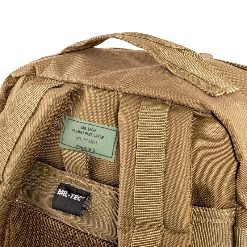 Американский штурмовой рюкзак MIL-TEC US Assault Pack 36 л Coyote (14002205) — изображение 5